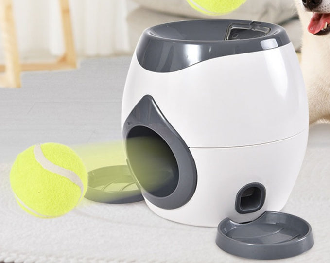 Smart Pet Feeder Tennis Ball Launcher