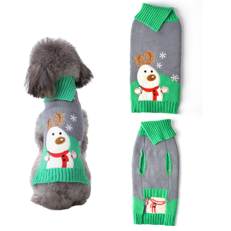 Christmas Pompom Dog Clothes