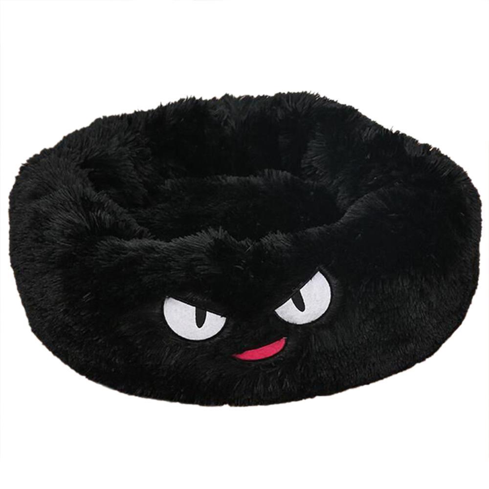 Round Plush Dog Bed