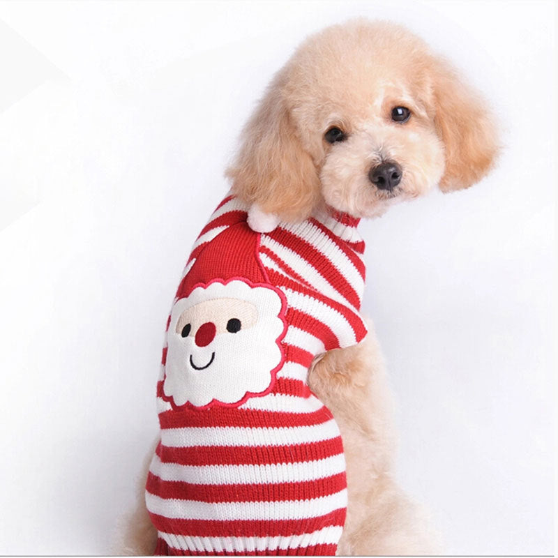 Christmas Pompom Dog Clothes