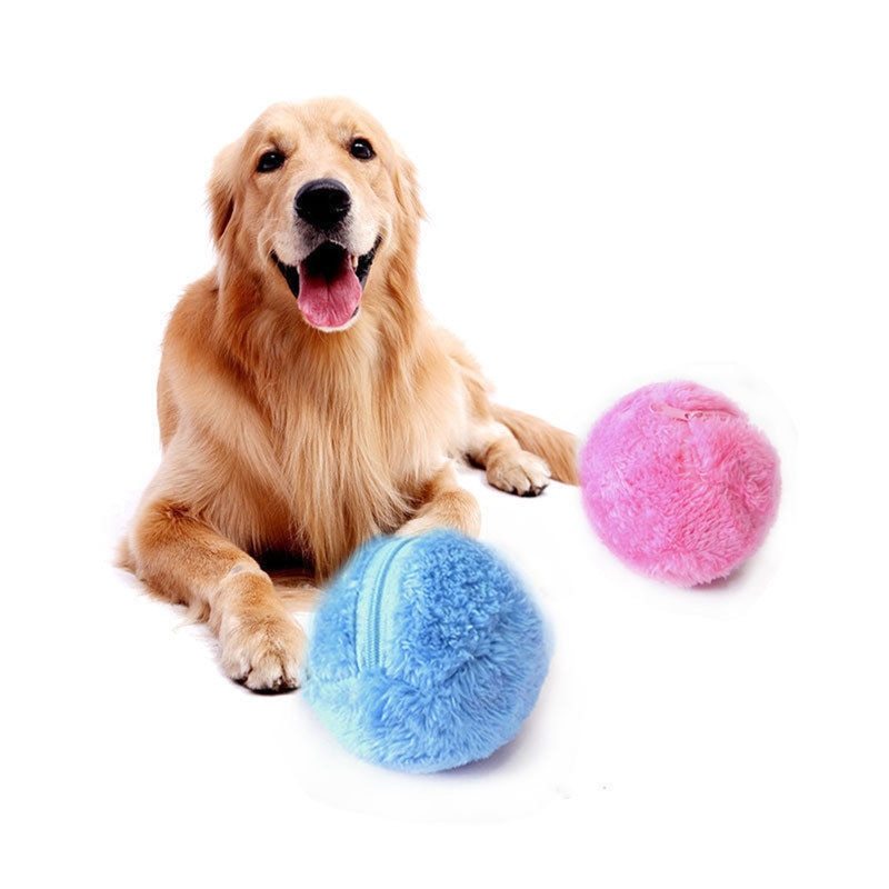 Automatic Plush Electric Pet Ball