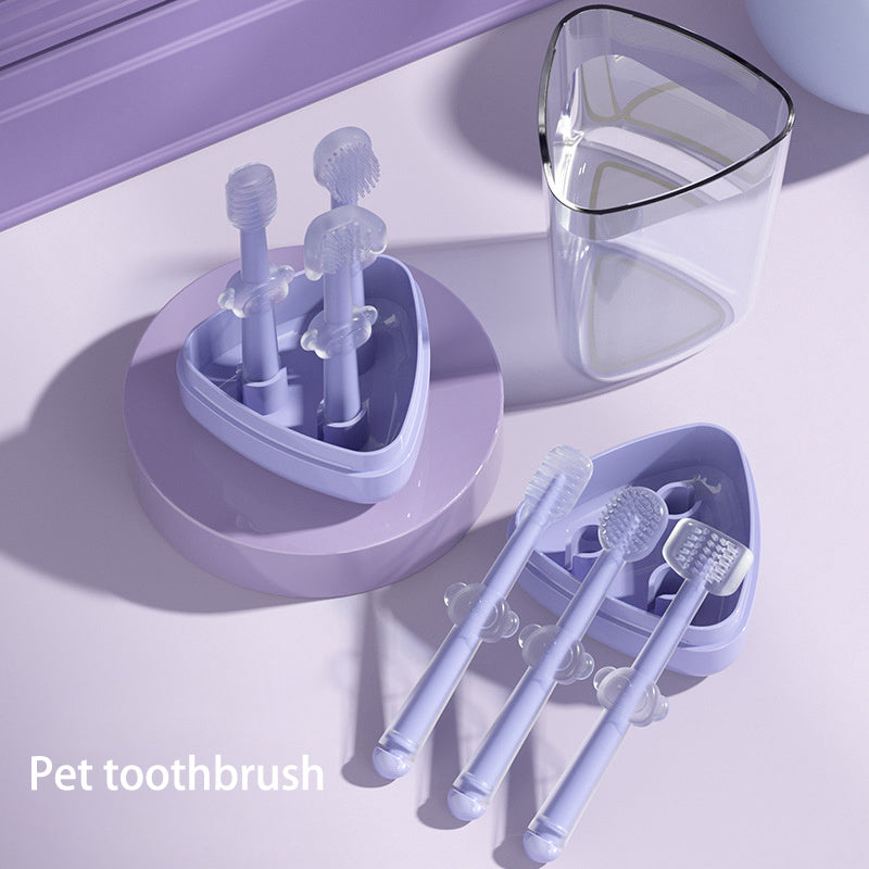 Silica Gel Pet Toothbrush