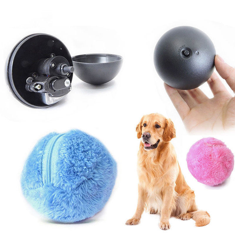 Automatic Plush Electric Pet Ball