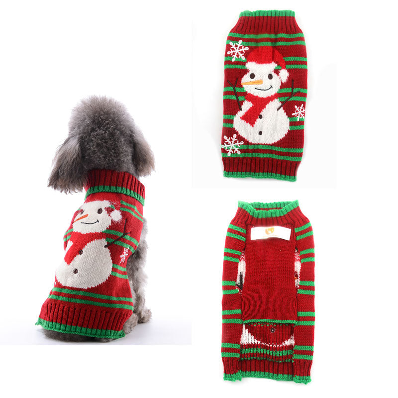 Christmas Pompom Dog Clothes