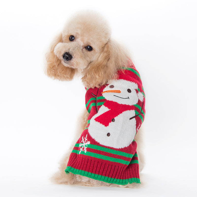 Christmas Pompom Dog Clothes