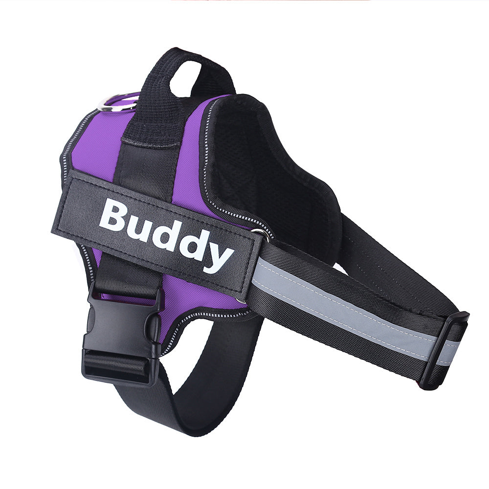 Custom No-Pull Reflective Dog Harness