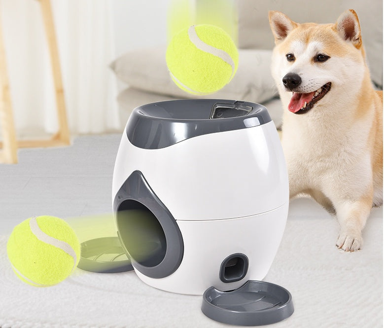 Smart Pet Feeder Tennis Ball Launcher