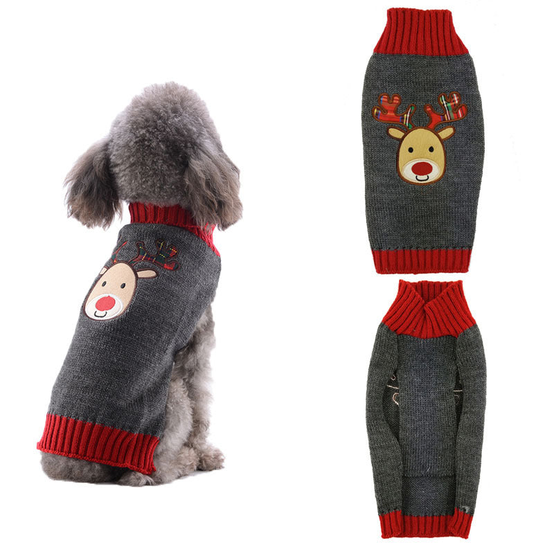 Christmas Pompom Dog Clothes