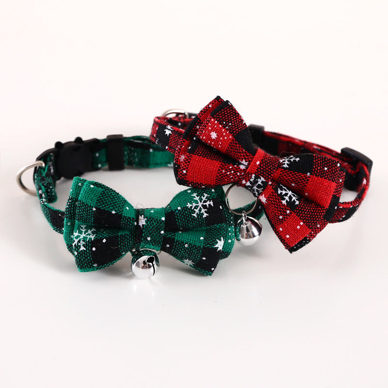 Adjustable Christmas Dog Collar