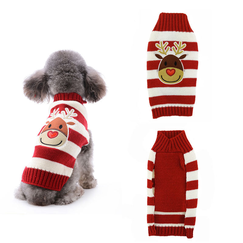 Christmas Pompom Dog Clothes