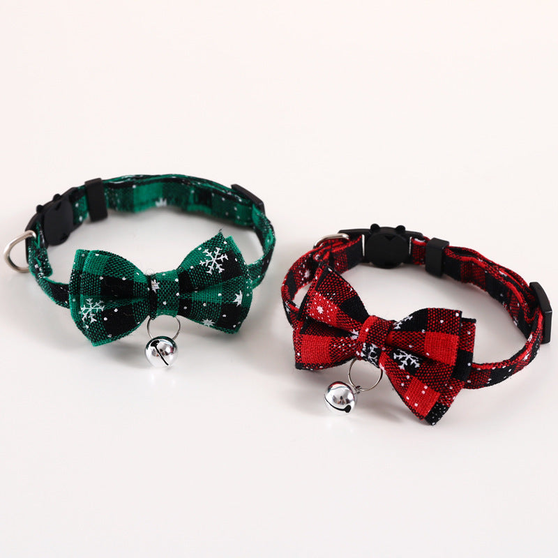 Adjustable Christmas Dog Collar