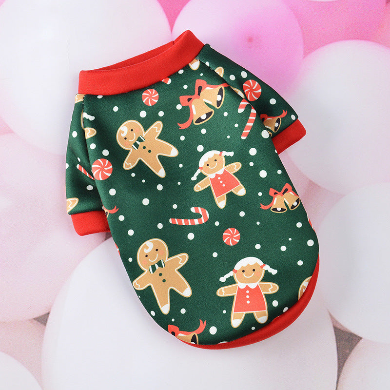 Christmas Cartoon Dog Clothes