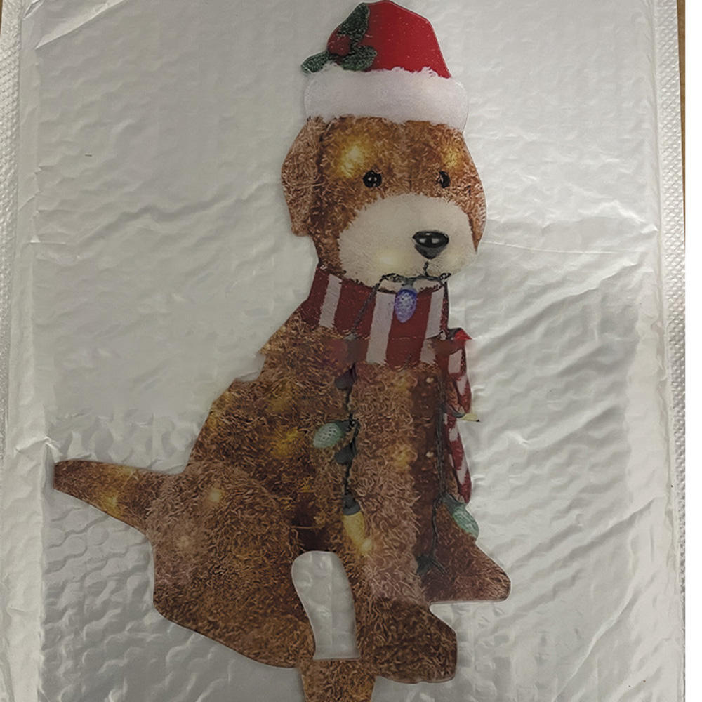 Christmas Outdoor Garden Dog Decor