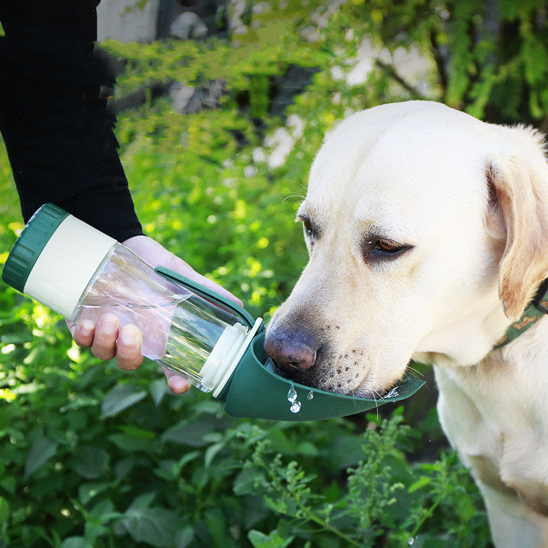 2-in-1 Foldable Dog Water Bottle