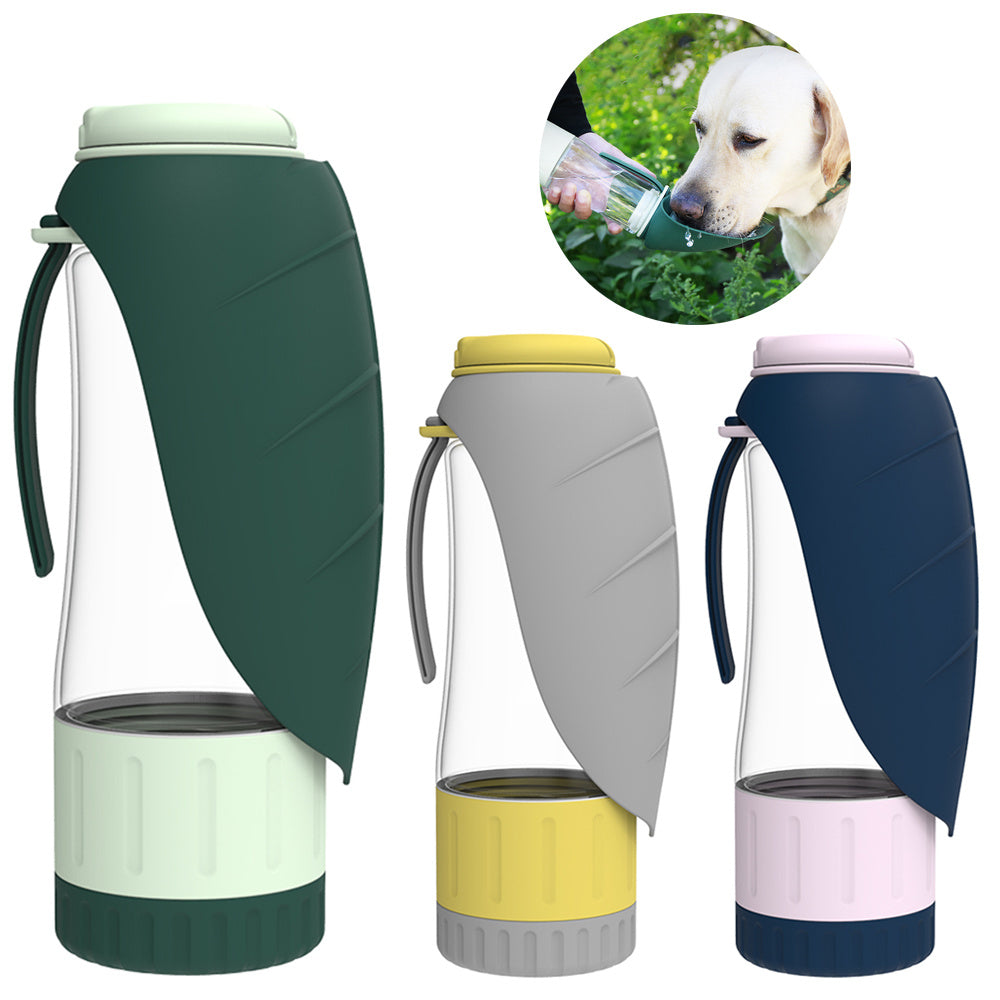 2-in-1 Foldable Dog Water Bottle