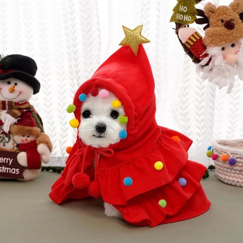 Autumn & Winter Christmas Pet Cloak